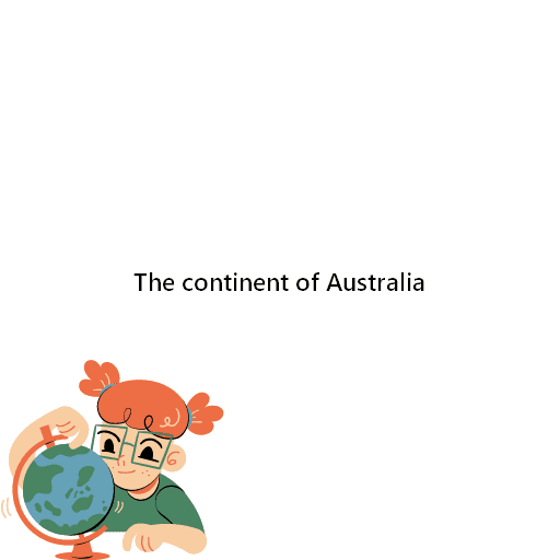 The continent of Australia